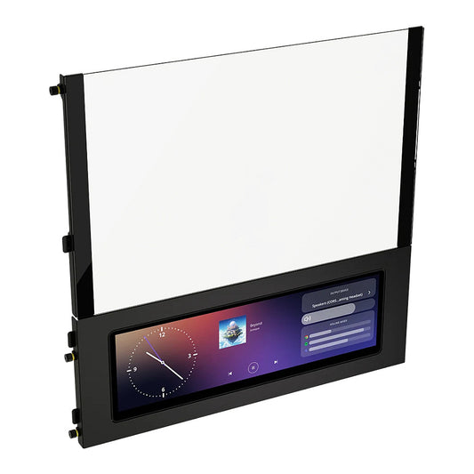 Midi CORSAIR Frame 4000D LCD RS ARGB Schwarz Midi Tower ATX Gaming Gehäuse