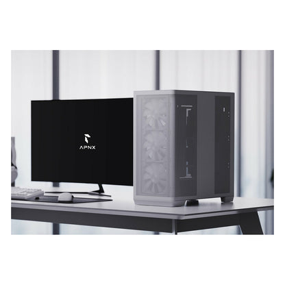 Midi APNX C1-R-WT-V1 (W/MicroATX/MiniITX)