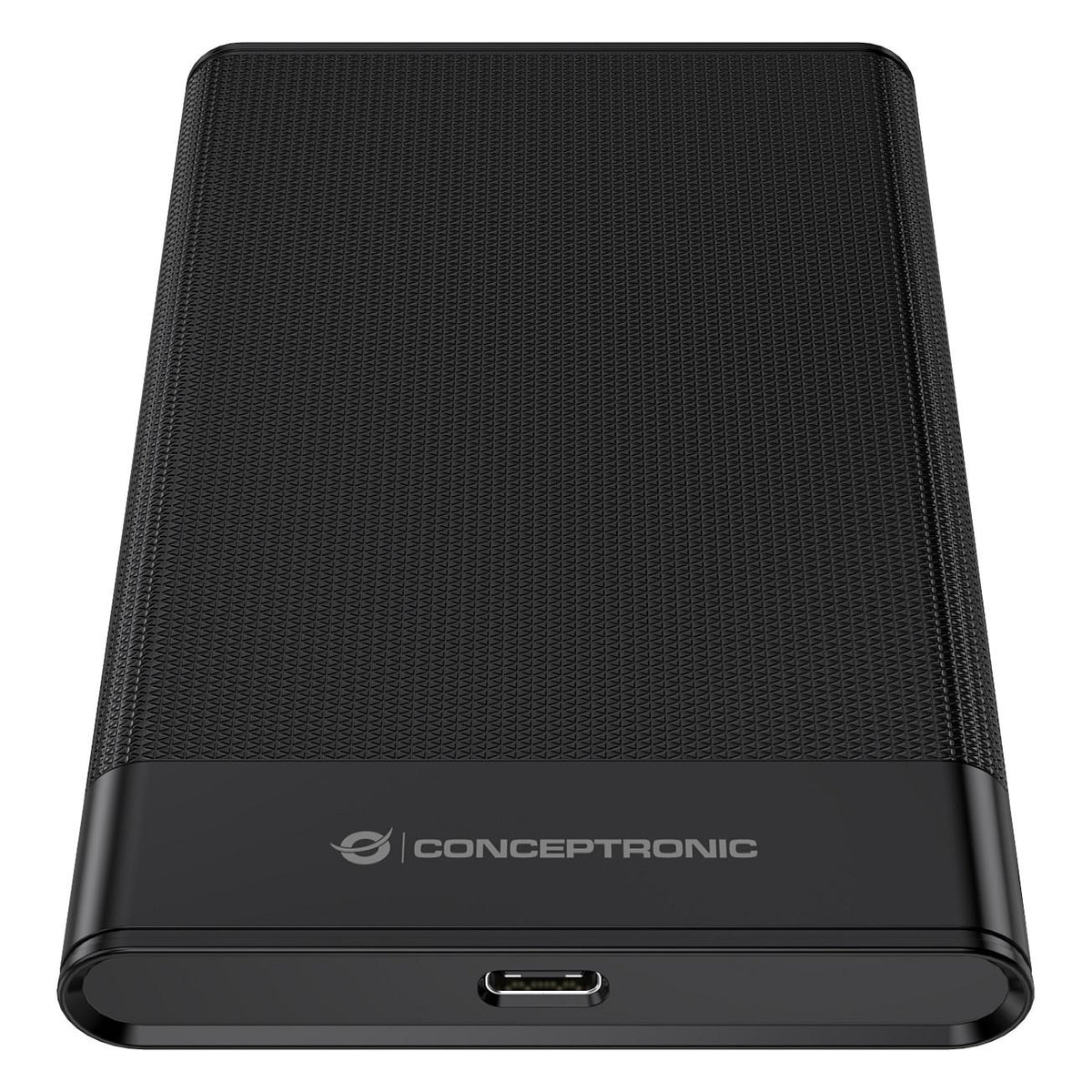 2,5" CONCEPTRONIC HDD Gehäuse SATA HDD/SSD USB-A/C 6Gbs sw