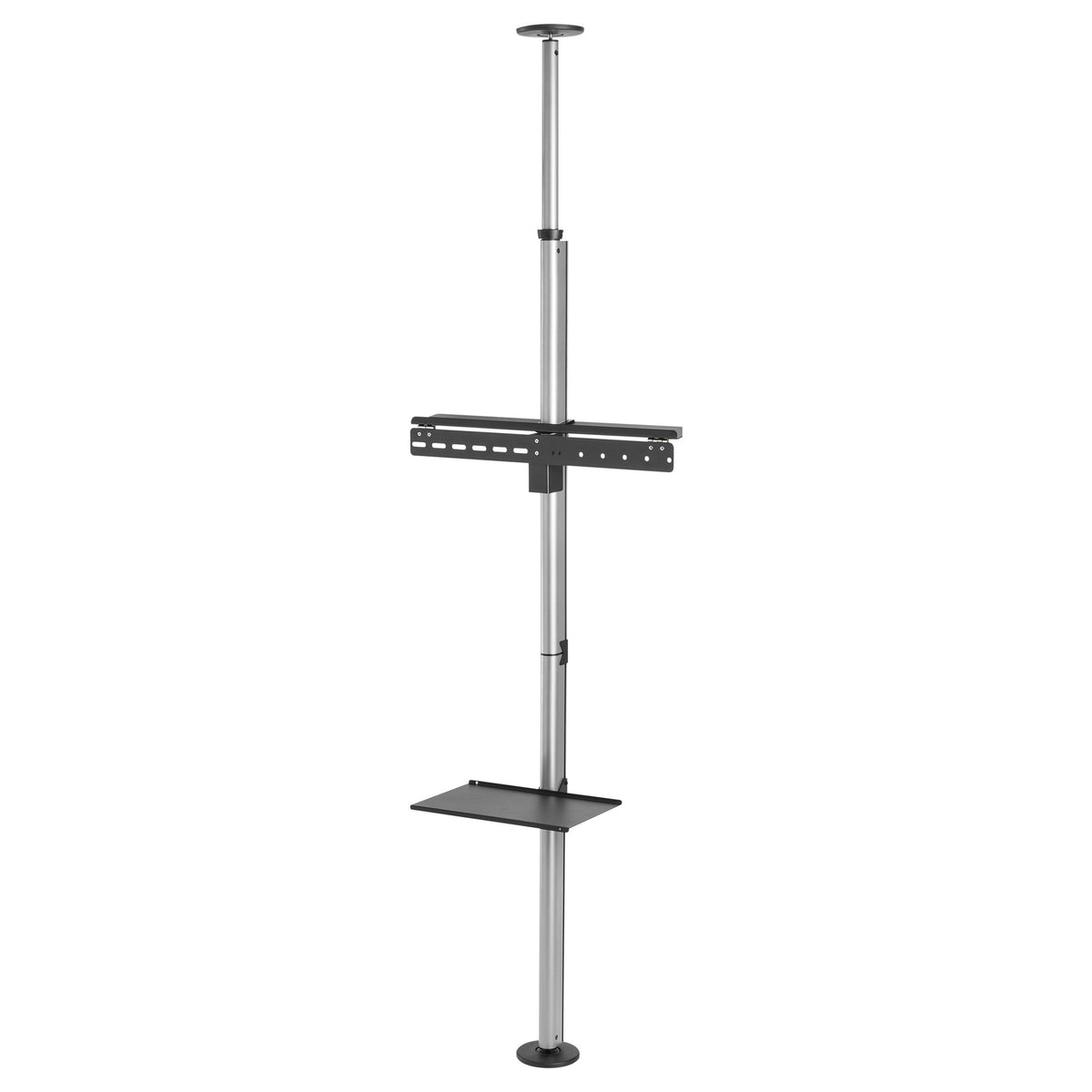 EQUIP 650621 Min. 94 cm (37") Max. 177,8 cm (70") Max. VESA 600 x 400 mm 30 kg Schwarz, Edelstahl