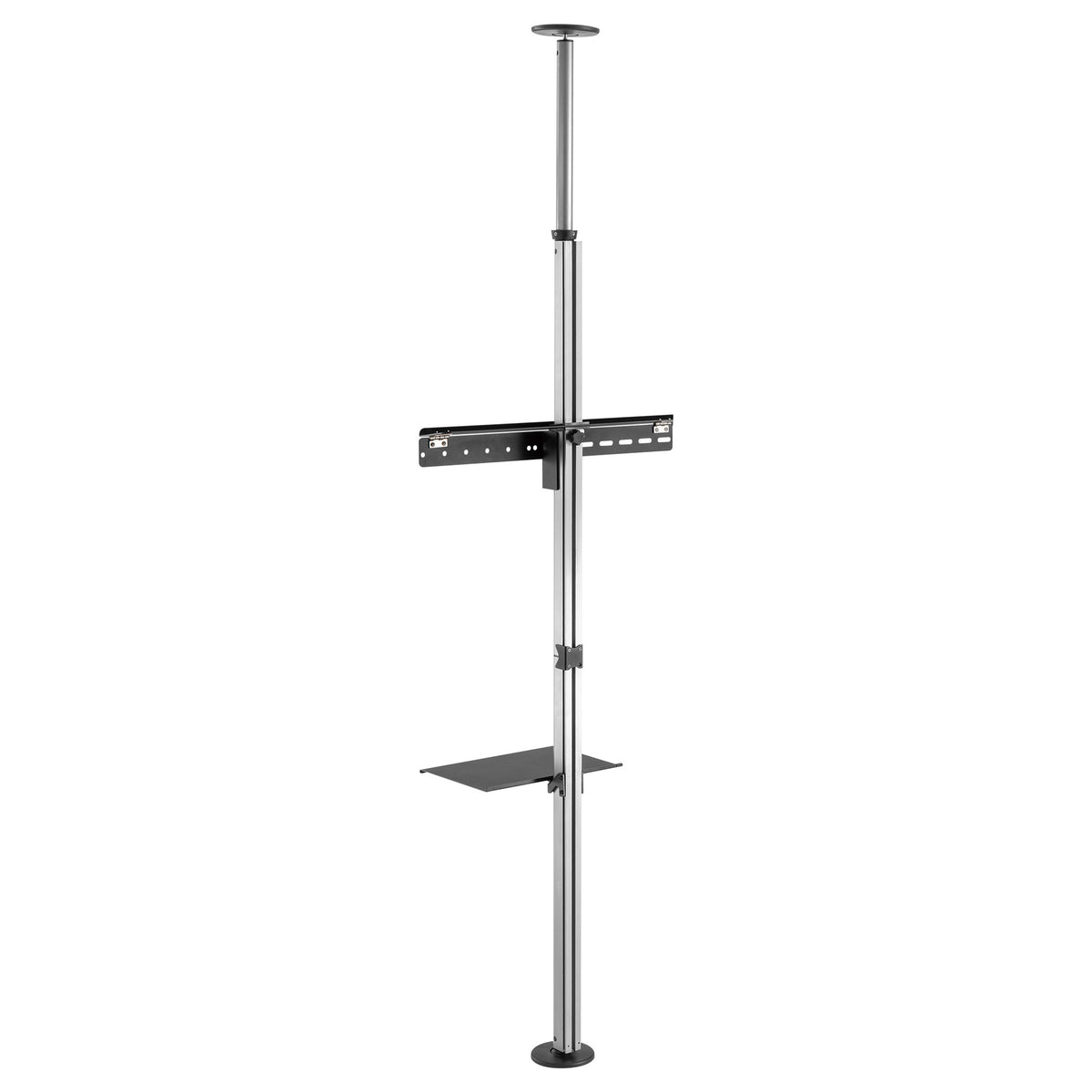 EQUIP 650621 Min. 94 cm (37") Max. 177,8 cm (70") Max. VESA 600 x 400 mm 30 kg Schwarz, Edelstahl