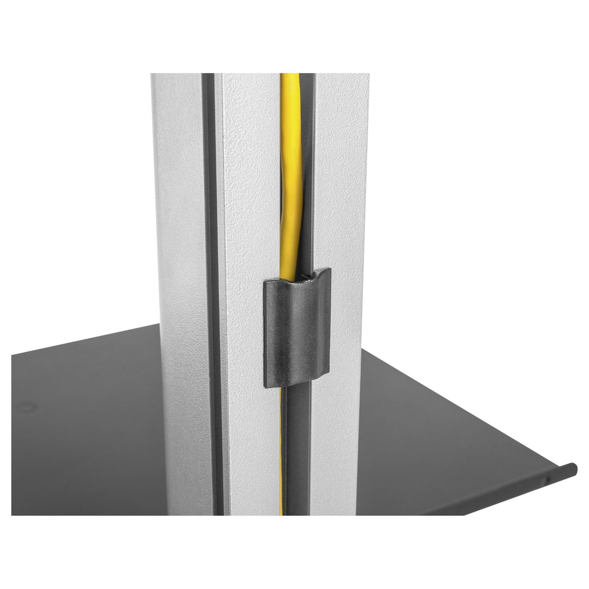 EQUIP 650621 Min. 94 cm (37") Max. 177,8 cm (70") Max. VESA 600 x 400 mm 30 kg Schwarz, Edelstahl