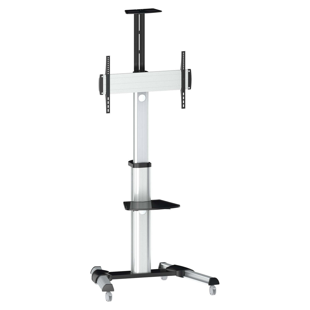EQUIP 650602 TV Wagen Min. 94 cm (37") Max. 177,8 cm (70") Max. VESA 600 x 400 mm 50 kg Schwarz, Weiß