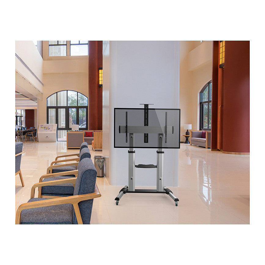 EQUIP 650605 TV Wagen Min. 152,4 cm (60") Max. 2,54 m (100") Max. VESA 1000 x 600 mm 100 kg Aluminium