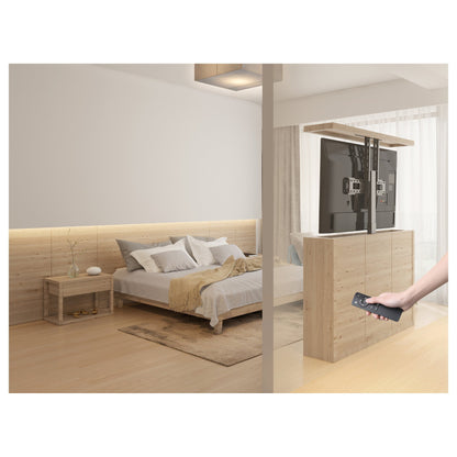 EQUIP 650606 TV Lift Min. 94 cm (37") Max. 165,1 cm (65") Max. VESA 600 x 400 mm 50 kg Schwarz
