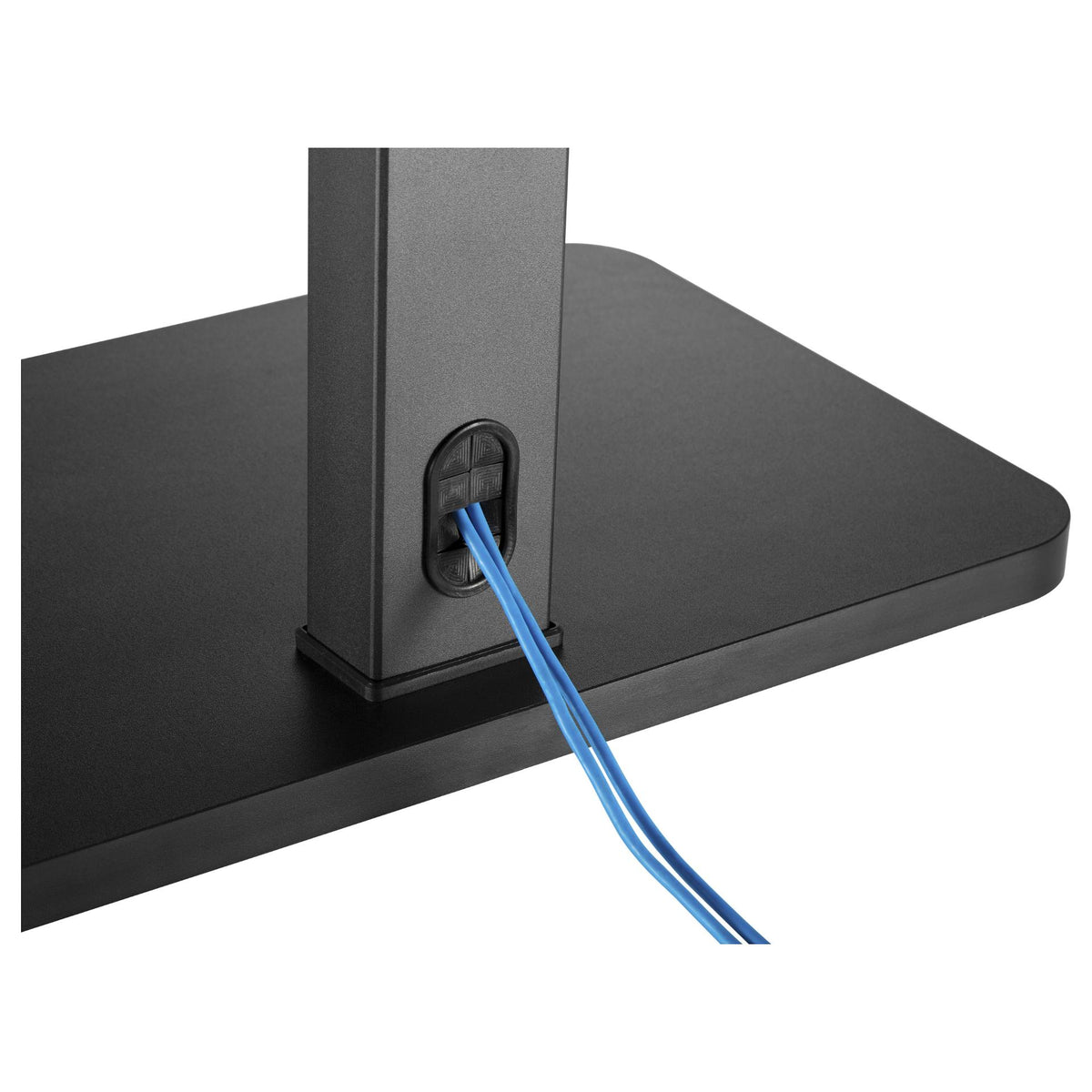 EQUIP 650613 TV-Bodenständer Min. 94 cm (37") Max. 190,5 cm (75") Max. VESA 600 x 400 mm 40 kg Schwarz