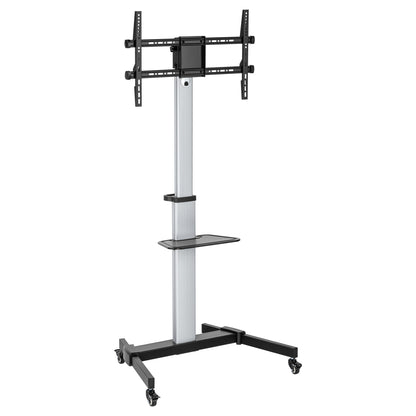 EQUIP 650630 TV-Bodenständer Min. 94 cm (37") Max. 2,18 m (86") Max. VESA 600 x 400 mm 50 kg Silber