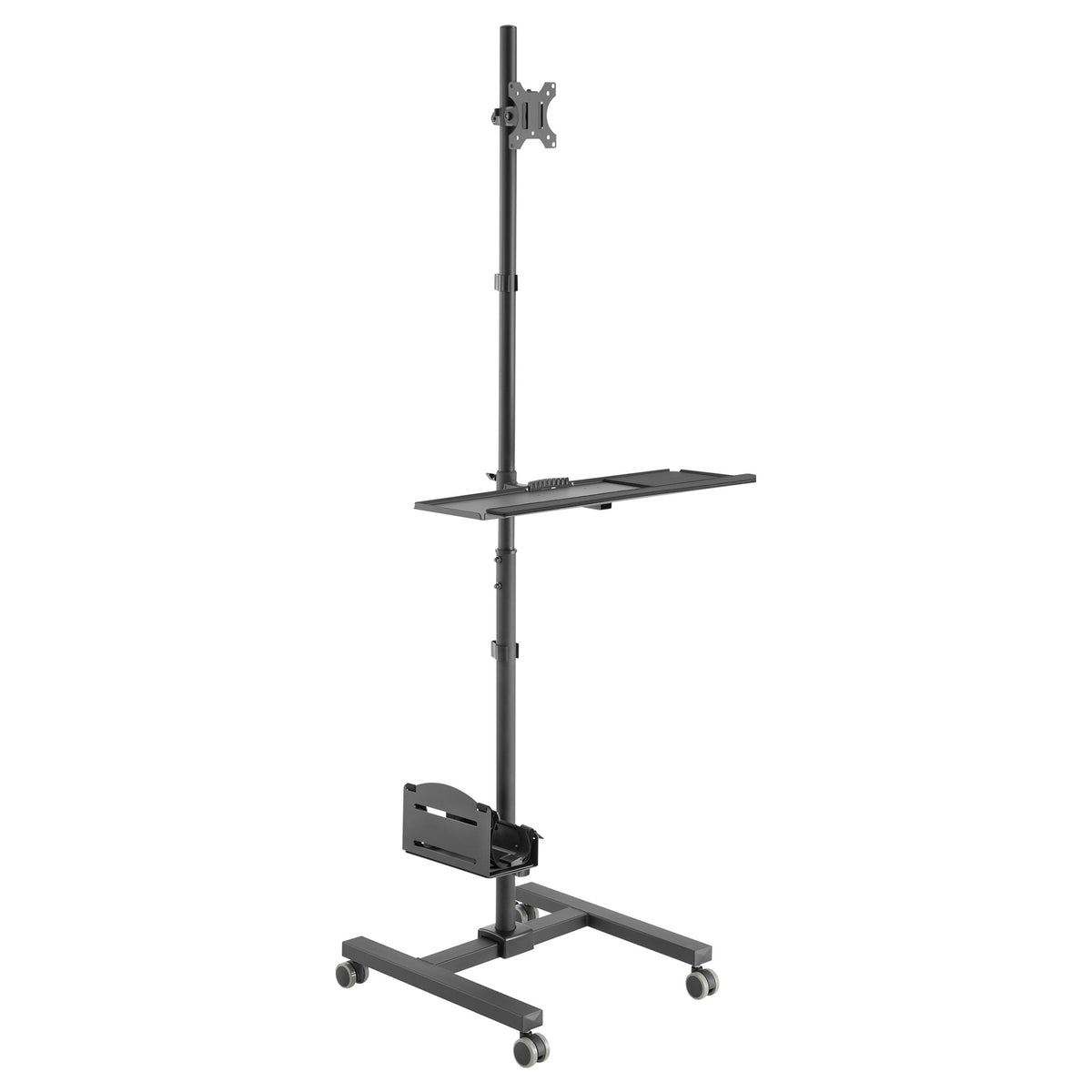EQUIP 650171 Multimedia-Wagen Min. 43,2 cm (17") Max. 81,3 cm (32") Max. VESA 100 x 100 8 kg Schwarz