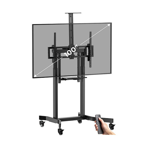 EQUIP 650633 Bodenstandhalter Min. 139,7 cm (55") Max. 2,54 m (100") Max. VESA 800 x 600 mm 120 kg Schwarz