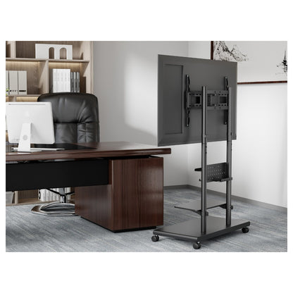 EQUIP 650635 Bodenstandhalter Min. 127 cm (50") Max. 2,29 m (90") Max. VESA 600 x 400 mm 60 kg Schwarz
