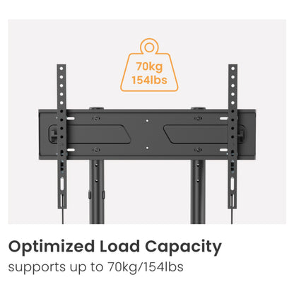 EQUIP 650637 Bodenstandhalter Min. 139,7 cm (55") Max. 2,54 m (100") Max. VESA 800 x 600 mm 70 kg Schwarz