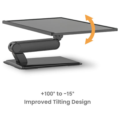 EQUIP 650124 Tisch/Bankhalterung Min. 43,2 cm (17") Max. 81,3 cm (32") Max. VESA 100 x 100 mm 8 kg Schwarz