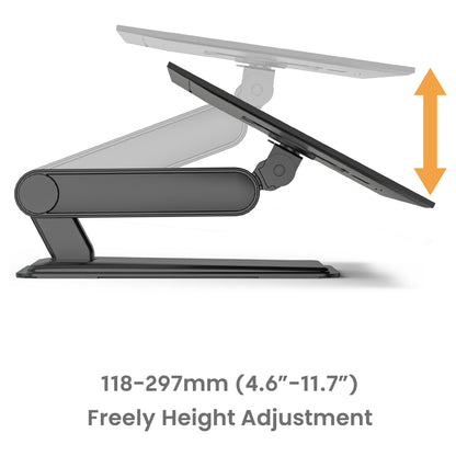 EQUIP 650124 Tisch/Bankhalterung Min. 43,2 cm (17") Max. 81,3 cm (32") Max. VESA 100 x 100 mm 8 kg Schwarz