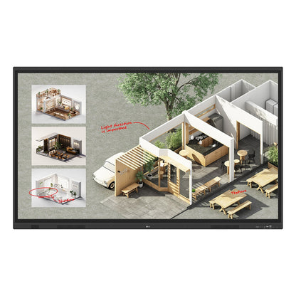 190,5 cm (75") 3840 x 2160 Pixel LG 75TR3DQ-B 16:9 4K Ultra HD VA 6,5 ms 60 Hz DP HDMI USB-Hub LAN WIFI Speaker Android