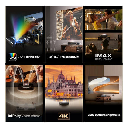 Hisense Germany GmbH PT1 16:9 UHD 4K (3840x2160) Laser DisplayPort HDMI WIFI RJ45 SmartTV Speaker
