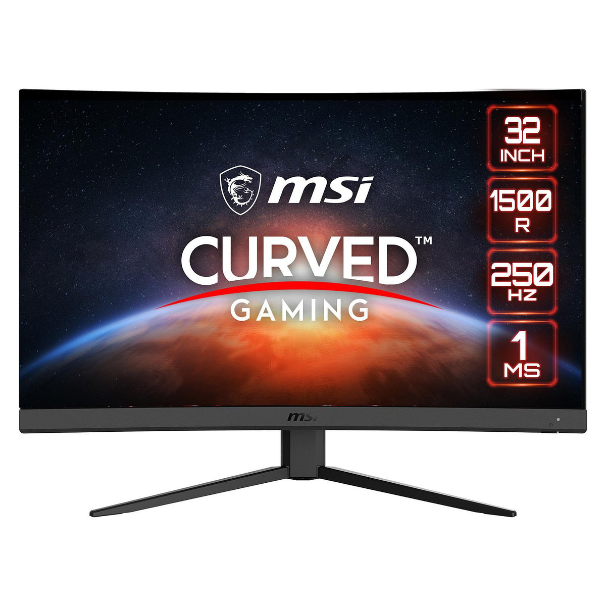 80 cm (31.5") 1920 x 1080 Pixel MSI 9S6-3DA61T-035 16:9 Full HD VA 1 ms 250 Hz DisplayPort HDMI VESA