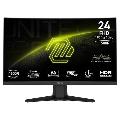 59,9 cm (23.6") 1920 x 1080 Pixel MSI 9S6-3BB31H-027 16:9 Full HD VA 1 180 Hz DisplayPort HDMI VESA