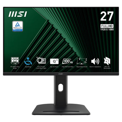 68,6 cm (27") 1920 x 1080 Pixel MSI 9S6-3PC39M-053 16:9 Full HD IPS 4 ms 100 Hz DisplayPort HDMI Pivot Height VESA Speaker