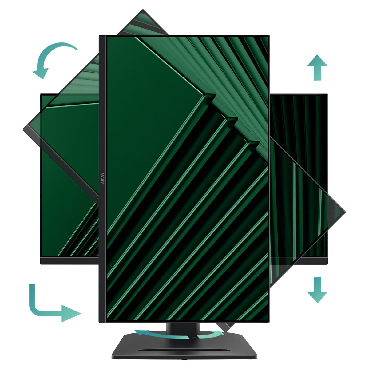68,6 cm (27") 1920 x 1080 Pixel MSI 9S6-3PC39M-053 16:9 Full HD IPS 4 ms 100 Hz DisplayPort HDMI Pivot Height VESA Speaker