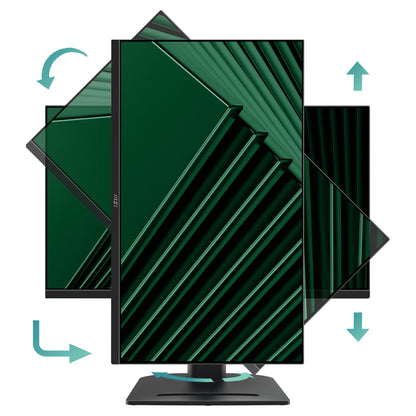 68,6 cm (27") 1920 x 1080 Pixel MSI 9S6-3PC39M-053 16:9 Full HD IPS 4 ms 100 Hz DisplayPort HDMI Pivot Height VESA Speaker