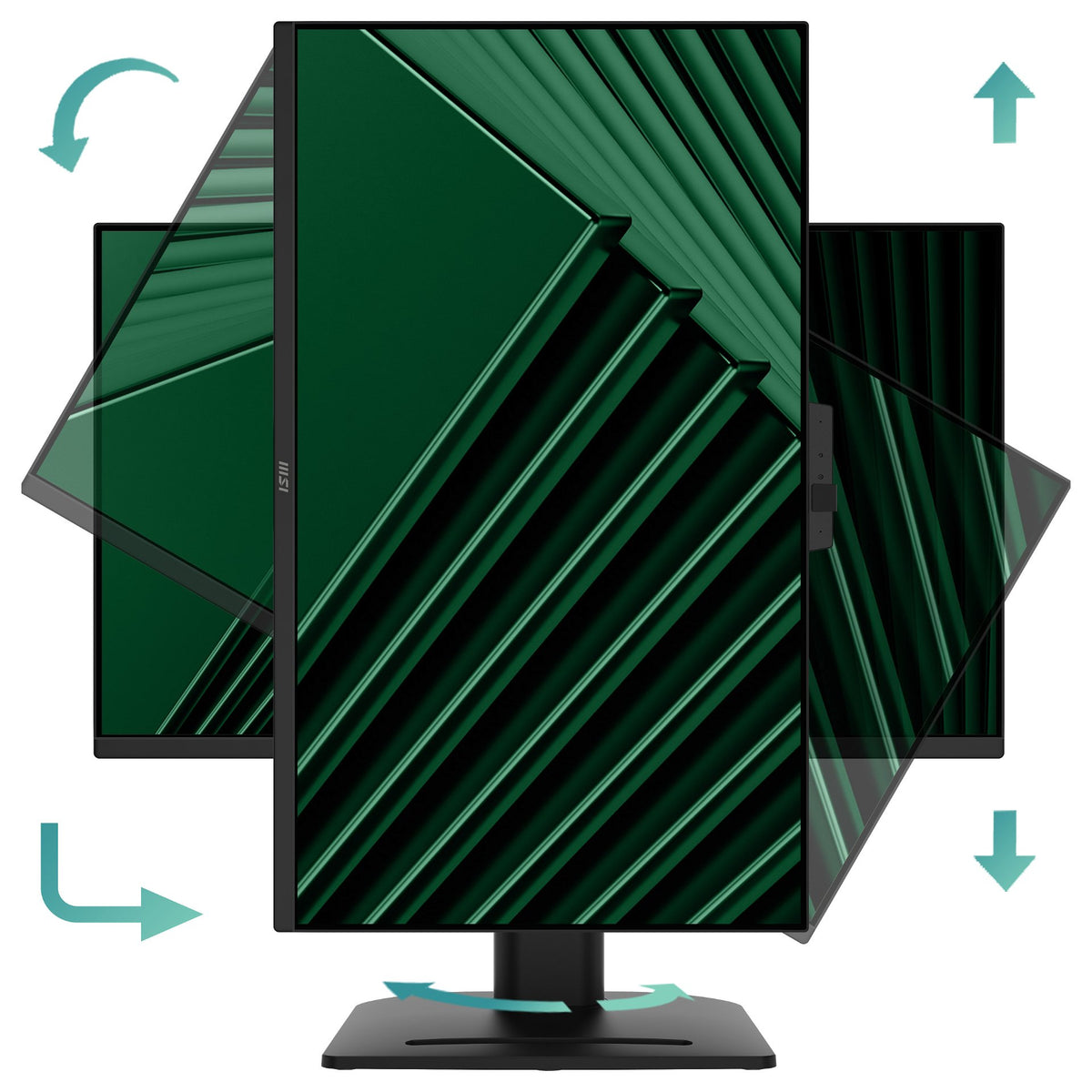 68,6 cm (27") 2560 x 1440 Pixel MSI 9S6-3PC8CM-001 16:9 Wide Quad HD IPS 4 ms 100 Hz DisplayPort HDMI USB-Hub Pivot Height VESA Speaker