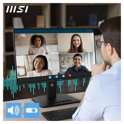 68,6 cm (27") 2560 x 1440 Pixel MSI 9S6-3PC8CM-001 16:9 Wide Quad HD IPS 4 ms 100 Hz DisplayPort HDMI USB-Hub Pivot Height VESA Speaker