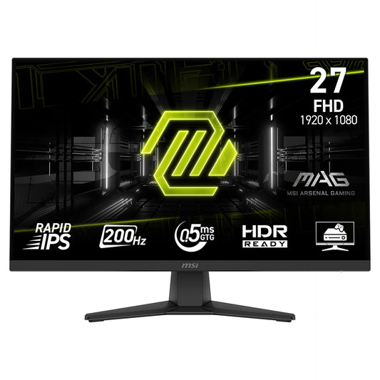 68,6 cm (27") 1920 x 1080 Pixel MSI 9S6-3CE51T-001 16:9 Full HD Rapid IPS 0,5 ms 200 Hz DisplayPort HDMI VESA