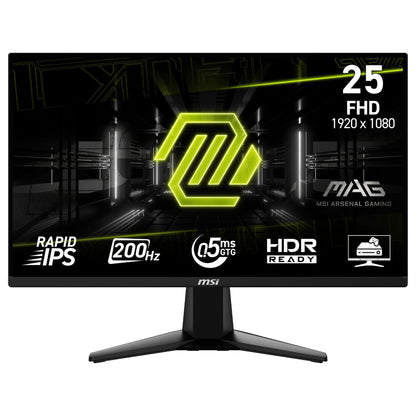 62,2 cm (24.5") 1920 x 1080 Pixel MSI 9S6-3BC21M-043 16:9 Full HD Rapid IPS 0,5 ms 200 Hz HDR DisplayPort HDMI VESA