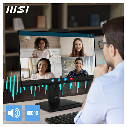 60,5 cm (23.8") 1920 x 1080 Pixel MSI 9S6-3PD89T-001 16:9 Full HD IPS 4 ms 120 Hz DisplayPort HDMI USB-Hub Pivot Height VESA Speaker