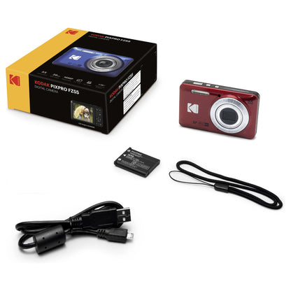 Kodak Digital Camera Friendly Zoom red (FZ55RD)