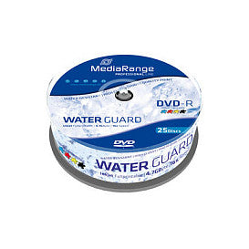 MediaRange DVD-R DVD 4,7GB 25pcs Cake 16x Waterguard Print