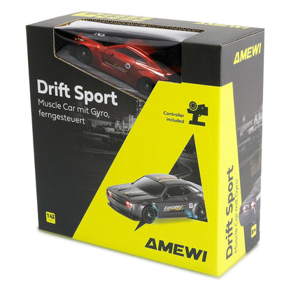 Amewi Drift Sport GTR mit Gyro 4WD 1:43 RTR rot 6+