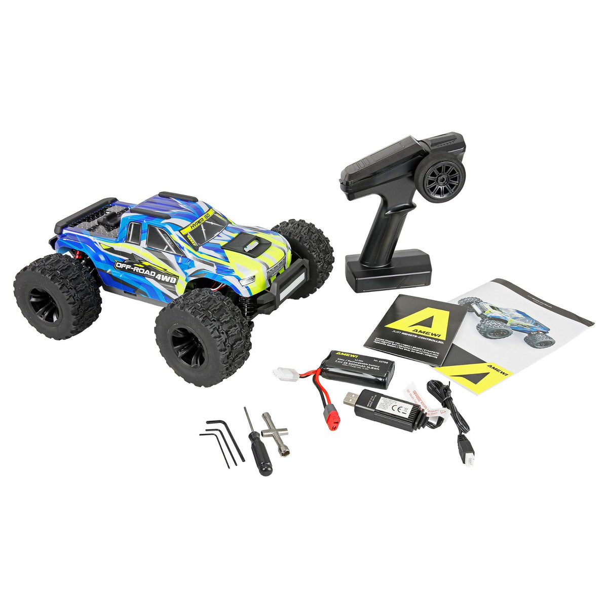 AMEWI Hyper Go MTX14 Monstertruck brushless 4WD 1:14 RTR