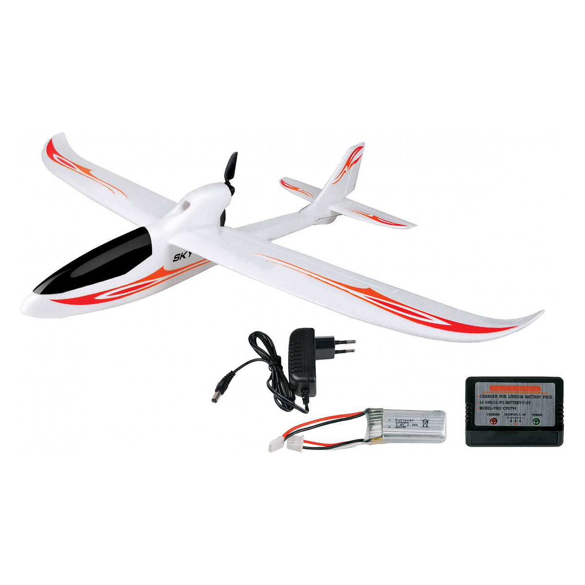 AMEWI Skyrunner V3 Elektro-Segelflugzeug mit Gyro