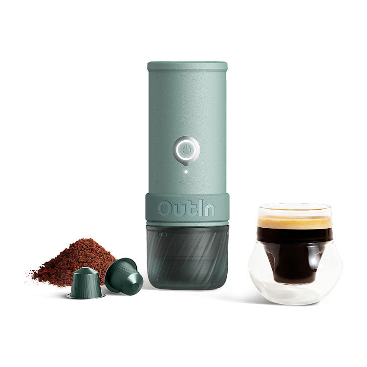 OutIn Mino - Canyon Green - Portable Electric Espresso Machine