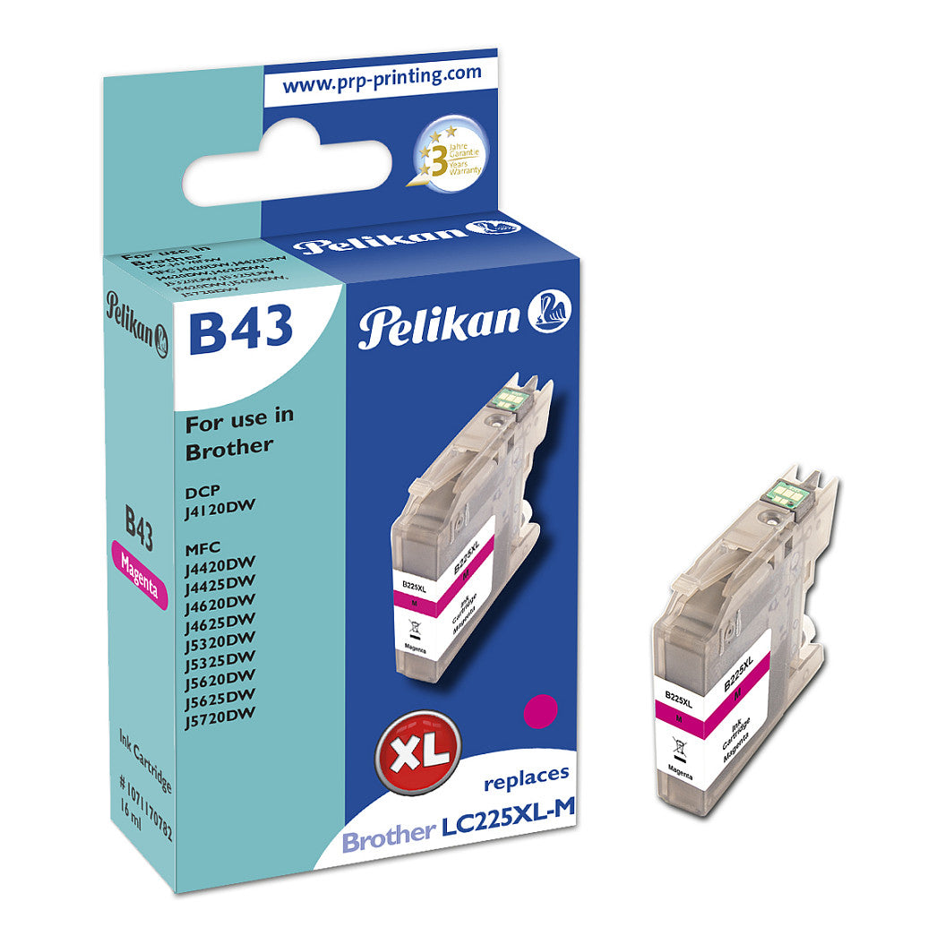 Pelikan Tinte für Brother LC225XL M