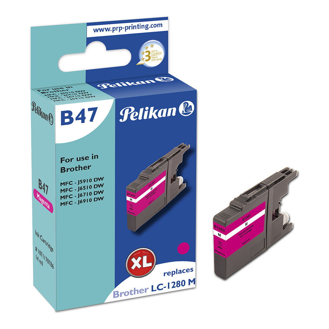 Pelikan Tinte für Brother LC1280XL M