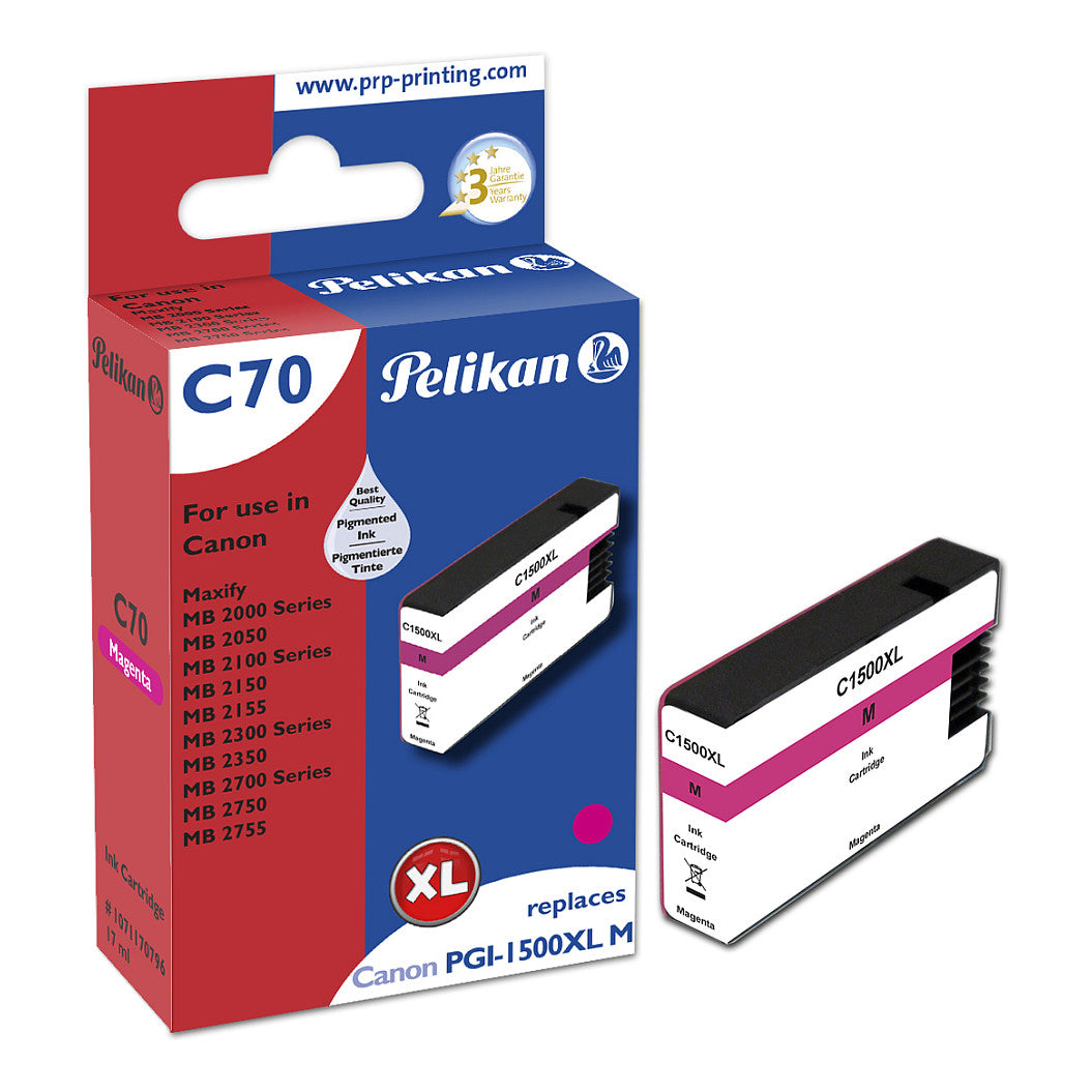 Pelikan Tinte für Canon PGI1500XL M