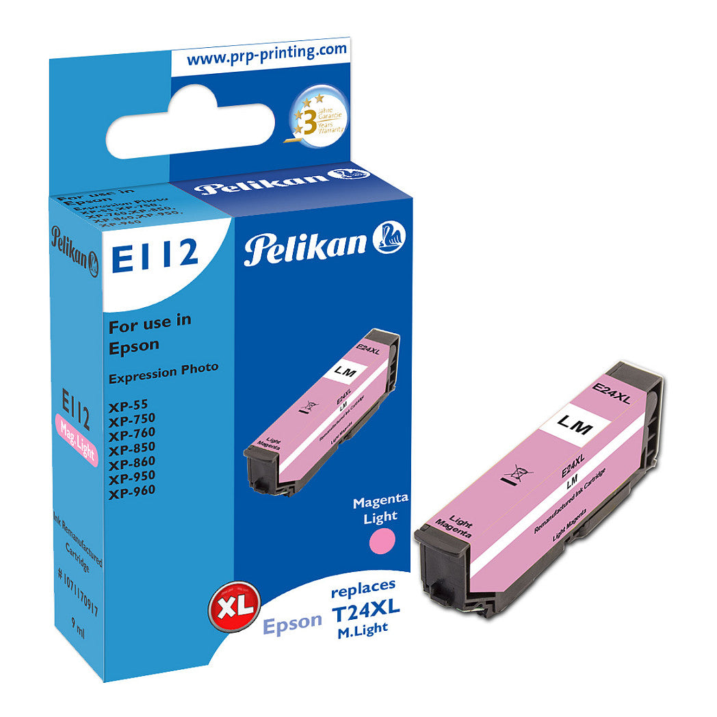 Pelikan Tinte für Epson T243640 Light Magenta 24XL