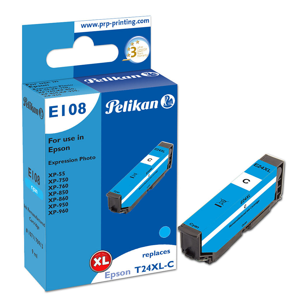 Pelikan Tinte für Epson T243240 Cyan 24XL