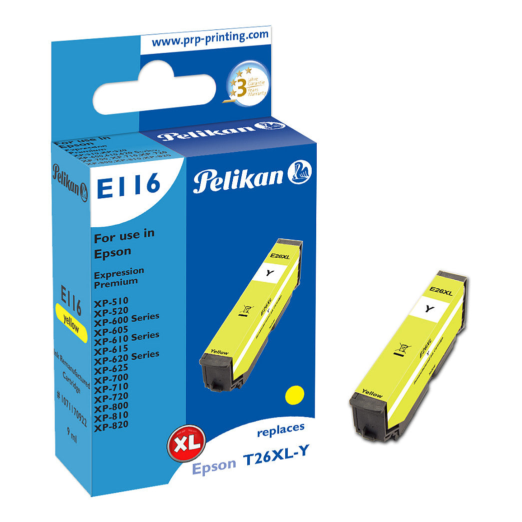 Pelikan Tinte für Epson T262440 Gelb - 26XL