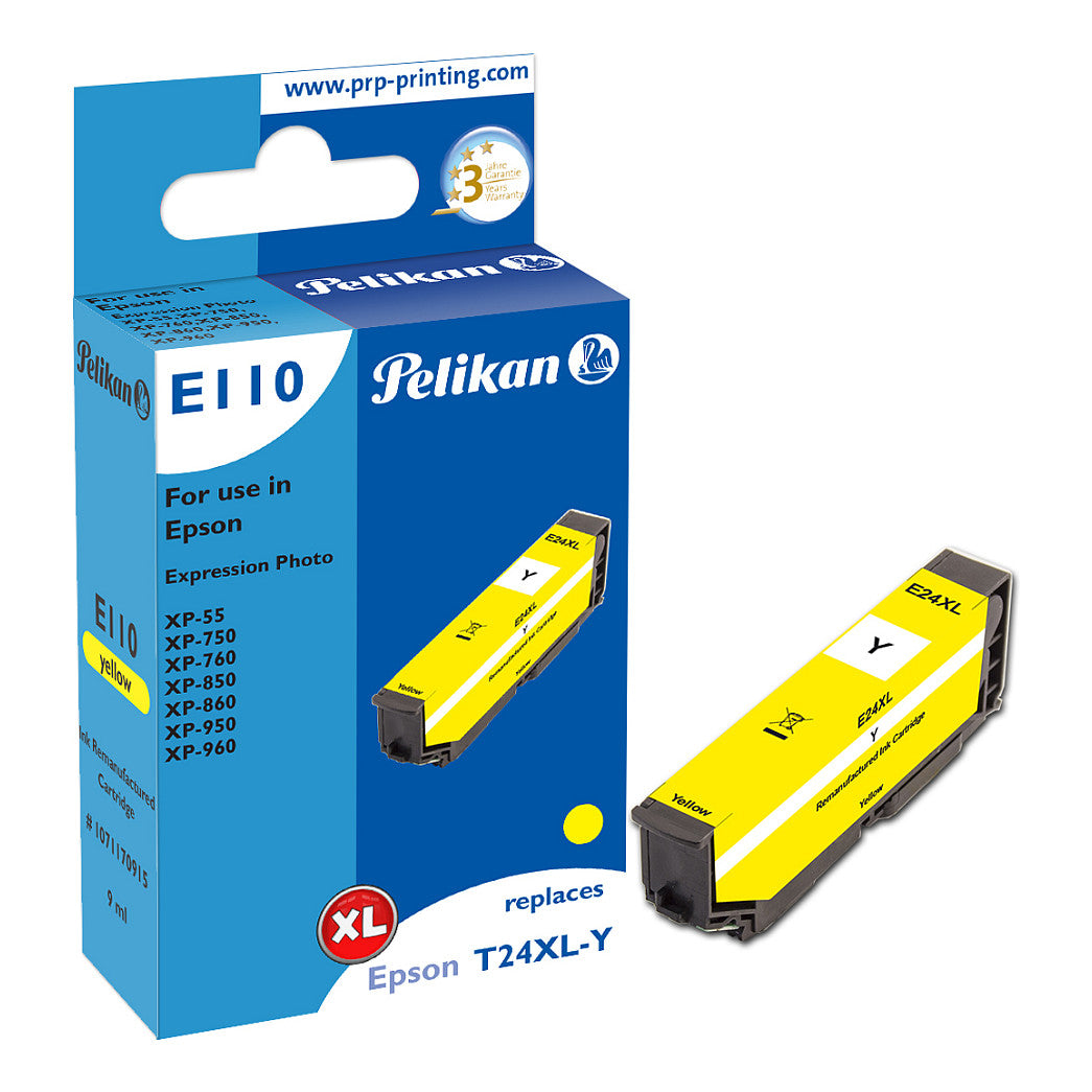 Pelikan Tinte für Epson T243440 Gelb 24XL