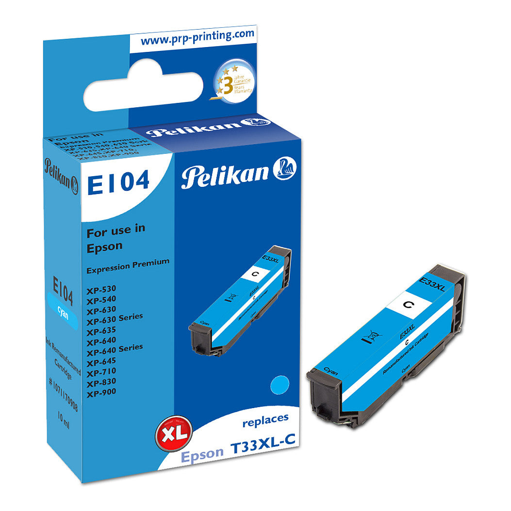 Pelikan Tinte für Epson T335240 Cyan - 33XL