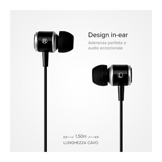 SBS Studio Mix 100C Kopfhörer mit Kabel USB-C schwarz