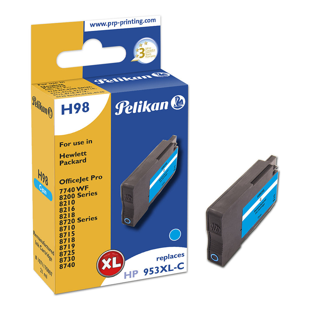 Pelikan Tinten for HP 953 XL cyan