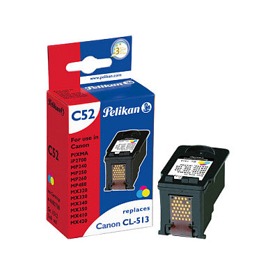 Pelikan Tinte Canon C52 CL513 Tricolor remanufactured