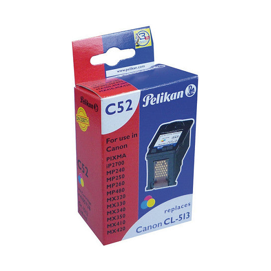 Pelikan Tinte Canon C52 CL513 Tricolor remanufactured