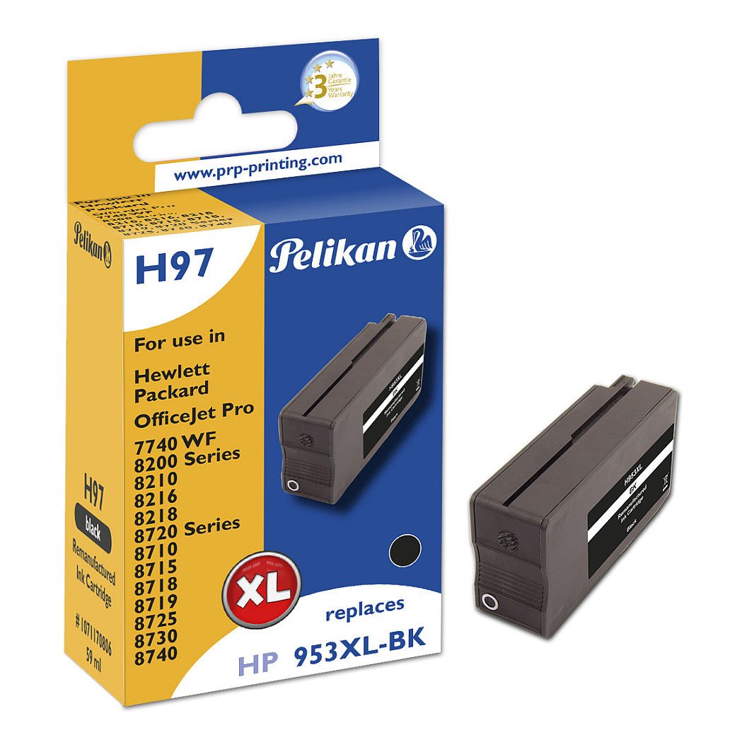 Pelikan Tinte HP H97 L0S70AE HP953XL black remanufactured