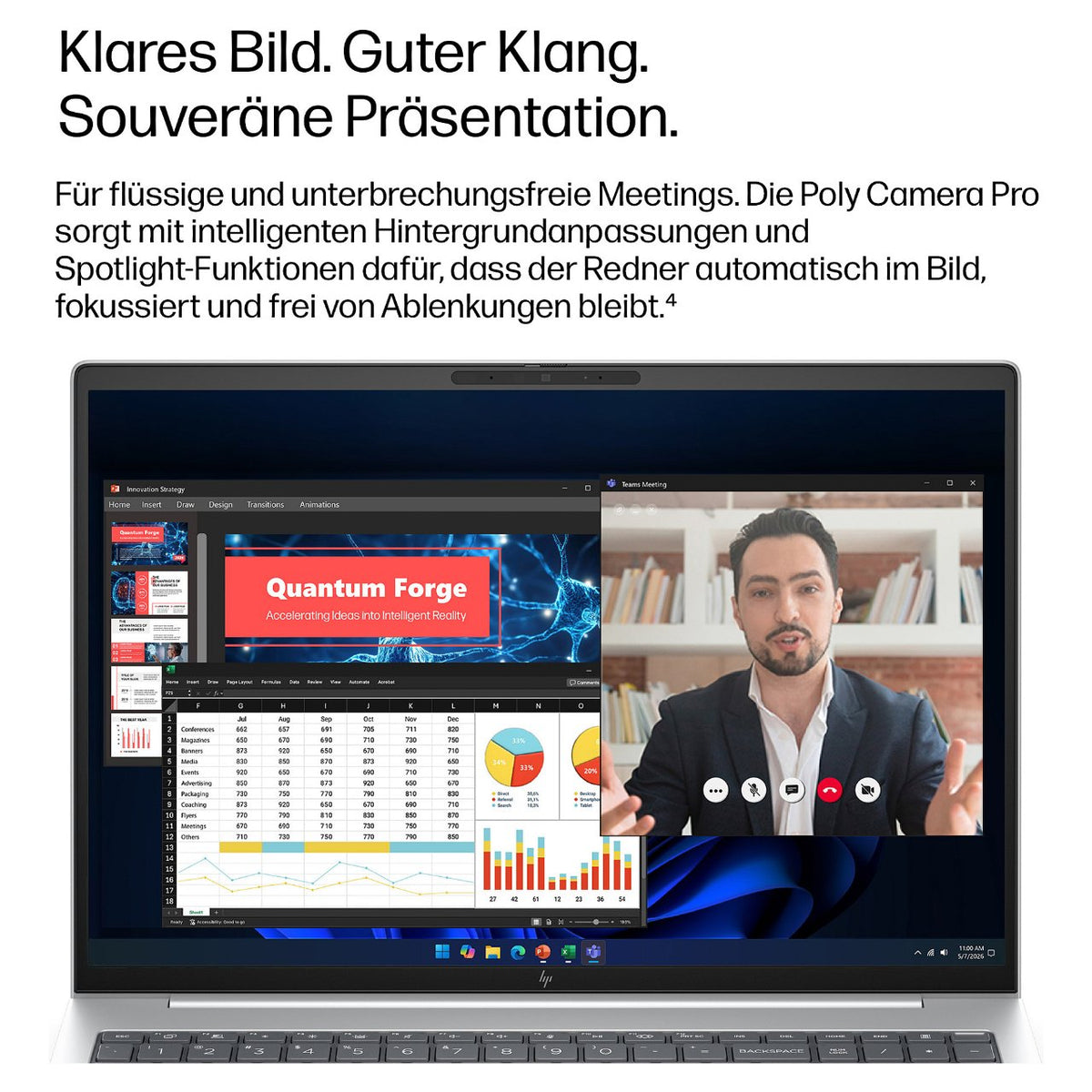 HP EliteBook 8 G2a RYZ AI 7 450/32GB/1TBSSD/W11 Pro 1J Gar (DE)