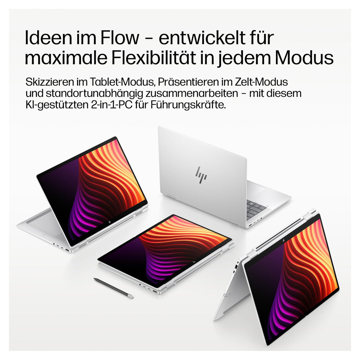 HP EliteBook X Flip G2i CU5 325/32GB/512SSD/W11 Pro 1J Gar (DE)